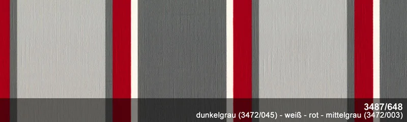 3487-648 dunkelgrau/weiß/rot/mittelgrau